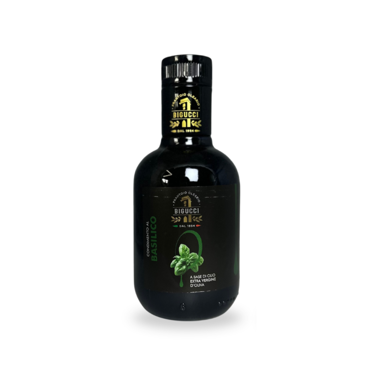 BIGUCCI Condimento al Basilico - Oliwa z Oliwek Bazyliowa 0,25l