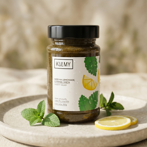Miód od Kulmy - Miód na Lemoniadę (Cytryna i Mięta) 350g