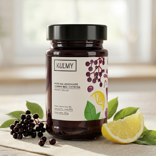 Miód od Kulmy - Miód na Lemoniadę (Czarny Bez i Cytryna) 350g