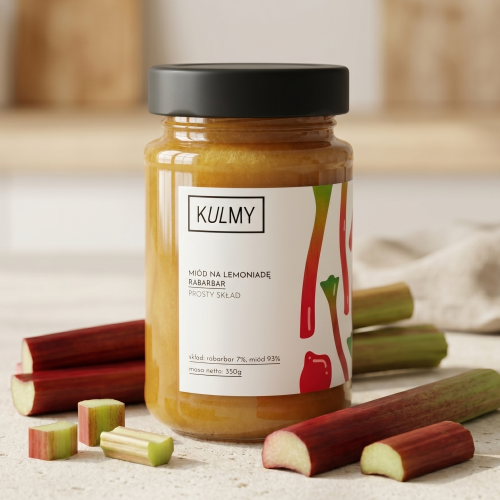 Miód od Kulmy - Miód na Lemoniadę (Rabarbar) 350g