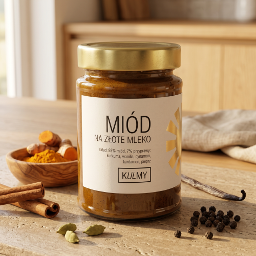 Miód od Kulmy - Miód na Złote Mleko 350g