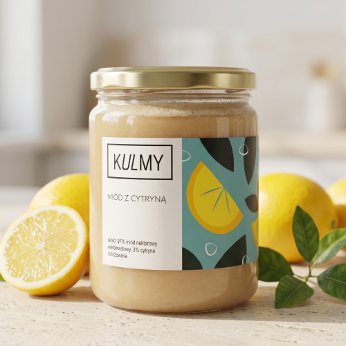 Miód od Kulmy - Miód z cytryną 600g
