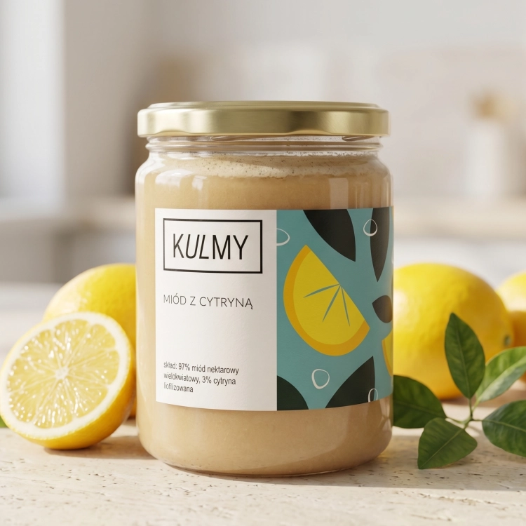 Miód od Kulmy - Miód z cytryną 600g