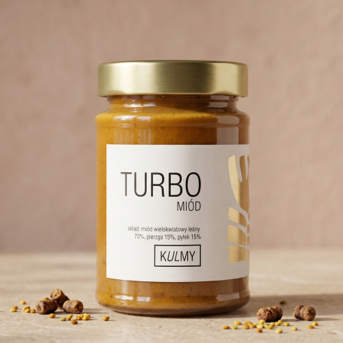 Miód od Kulmy - Turbo Miód (Pierzga i Pyłek) 345g