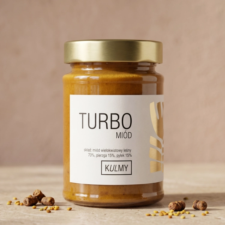Miód od Kulmy - Turbo Miód (Pierzga i Pyłek) 345g