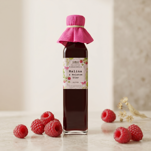 Cieleśnica - Syrop Malina z Kwiatem Lipy 230 ml