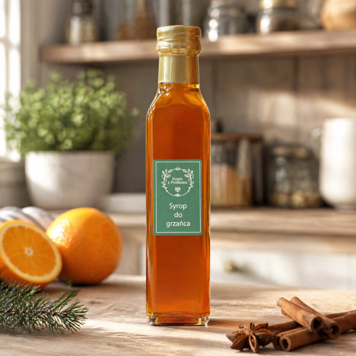 Kasia z Podlasia - Syrop korzenny do grzańca 230 ml