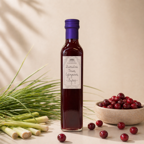 Cieleśnica - Syrop Żurawina z Trawą Cytrynową 230 ml