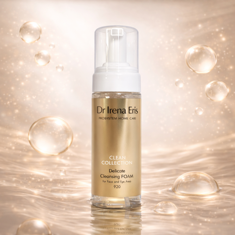 Dr Irena Eris CLEAN COLLECTION 920 Delikatna Pianka Oczyszczająca do Twarzy i Okolic Oczu - 150 ml
